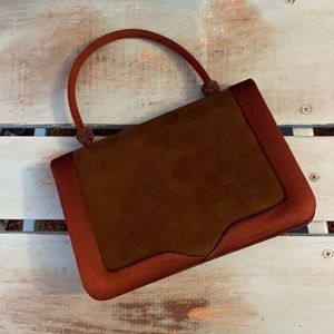 Vintage Neiman Marcus 1950’s Beautiful Mini Velvet and Satin Handbag